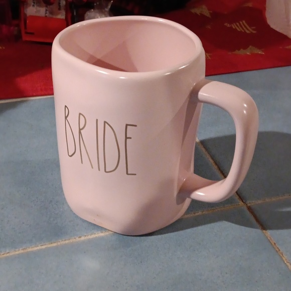 Rae Dunn Bride Mug Pastel Pink With Gold Lettering By Magenta - Picture 4 of 4